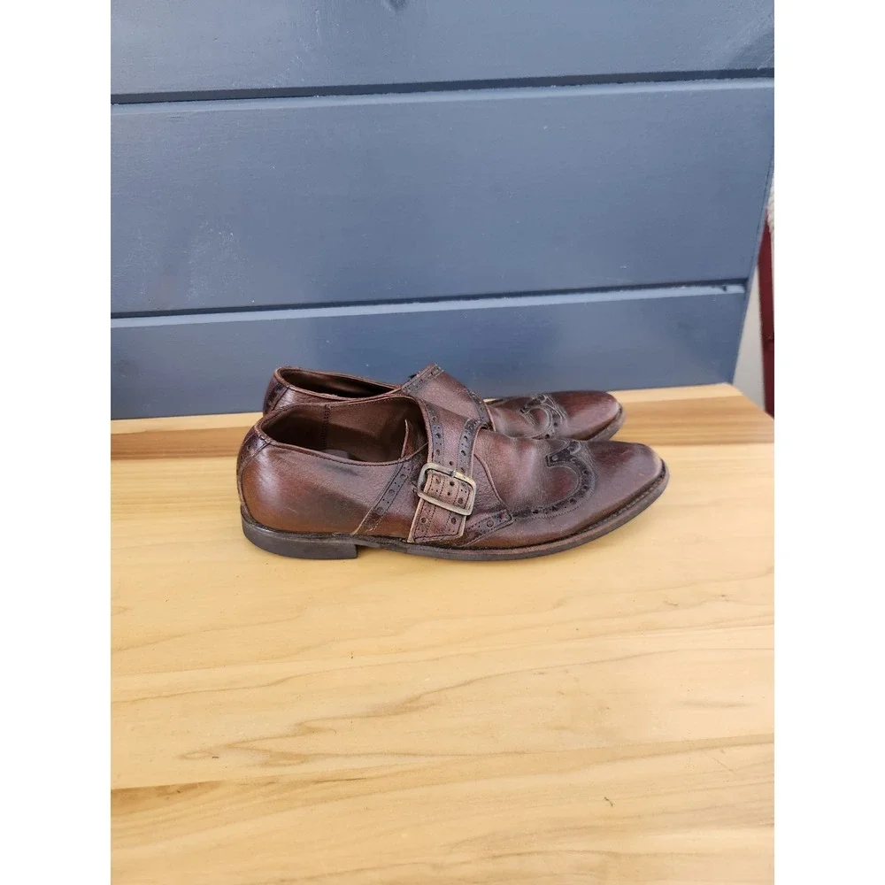 Vintage Brown Leather Oxfords‎